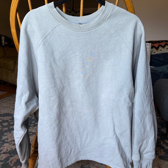 VUORI Restore Oversized Crew Neck Sweatshirt, Light Cloud Blue, size XL - Picture 1 of 10